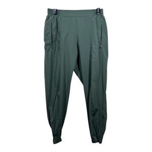 Old Navy High Waisted Jogger Womens Size Medium Green Lightweight Casual